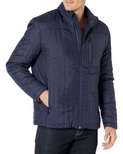 Cole Haan Quilted Jacket - Blue