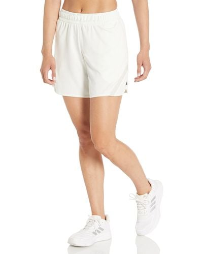 adidas Plus Size Select Basketball Shorts - White