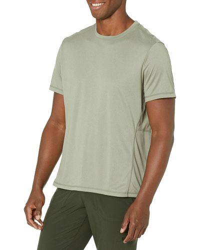 Jockey S Short Sleeve Motivation T-shirt With Mesh Piecing T Shirt - Green