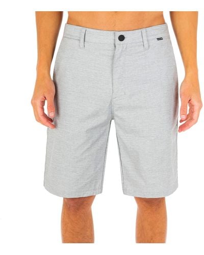 Hurley Mens H2o-dri Breathe 21" Walkshort Shorts - Gray