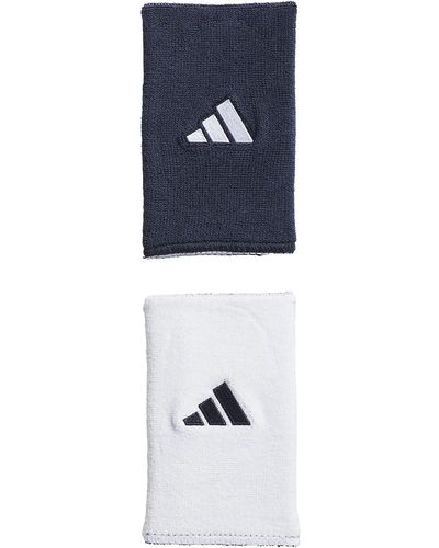 adidas Interval Large Reversible Wristband - Blue