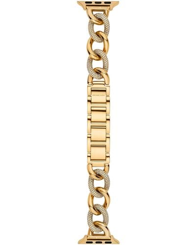 Michael Kors Mks8059e - Gold-tone Stainless Steel Band For Apple Watch - Metallic
