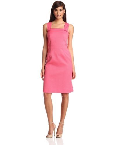 Pendleton Pique Knit Gloria Dress - Pink