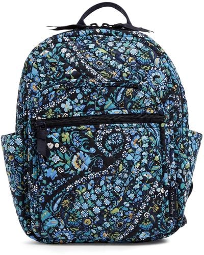 Vera Bradley Cotton Small Backpack - Blue