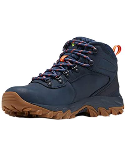 Columbia Newton Ridge Plus Ii Waterproof Hiking Boot Shoe - Blue