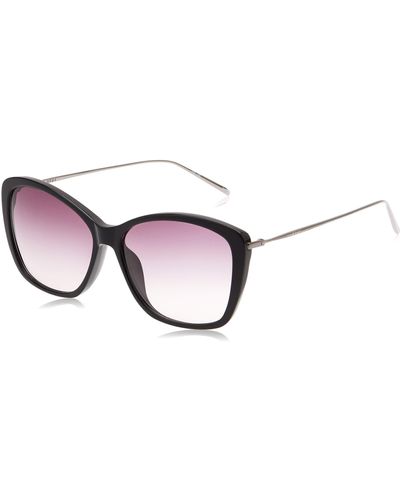 DKNY Dk702s Rectangular Sunglasses - Black