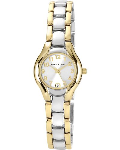 Anne Klein 10-6777svtt Two-tone Dress Watch With An Easy To Read Dial - Multicolor