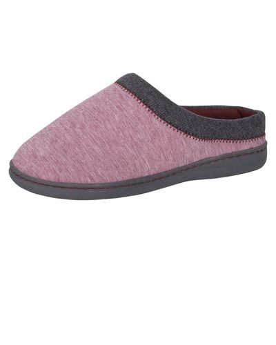Hanes Soft Waffle Knit Clog Slippers With Indoor/outdoor Sole - Multicolor