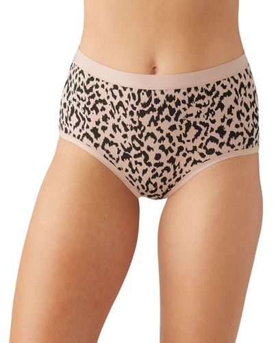 Wacoal Understated Cotton Brief Panty - Brown
