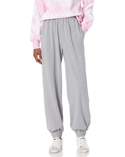 Kendall + Kylie Kendall + Kylie Oversized Jogger - Gray