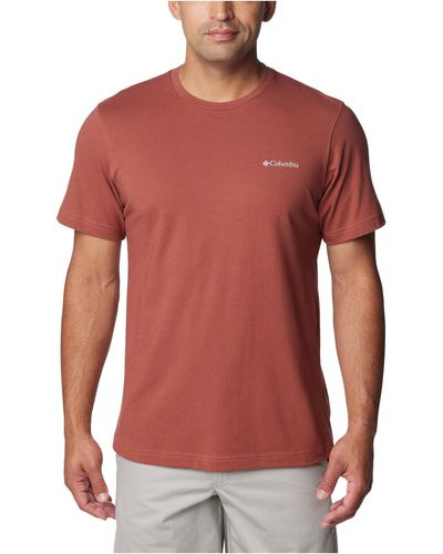 Columbia Thistletown Hills Short Sleeve - Red