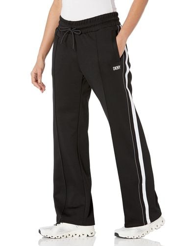 DKNY Jeans Casual Mid Rise Logo Sweatpants Sweatpants - Black