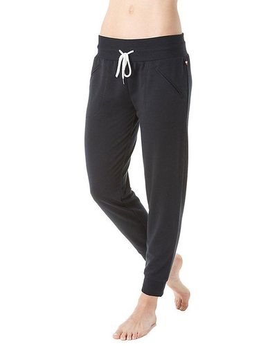 Tommy Hilfiger Womens Slim Pant Pajama Bottom - Black
