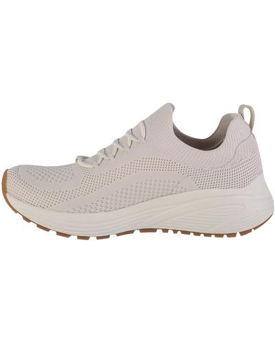 Skechers Klassische Ledersneaker mit perforierten Details - Weiß