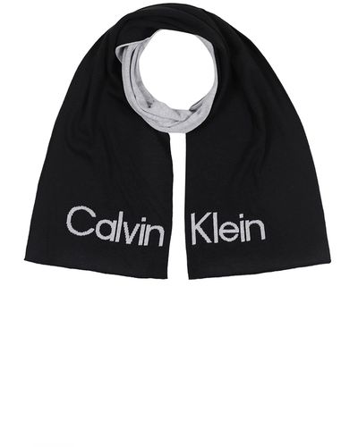 Calvin Klein Reversible Scarf - Black