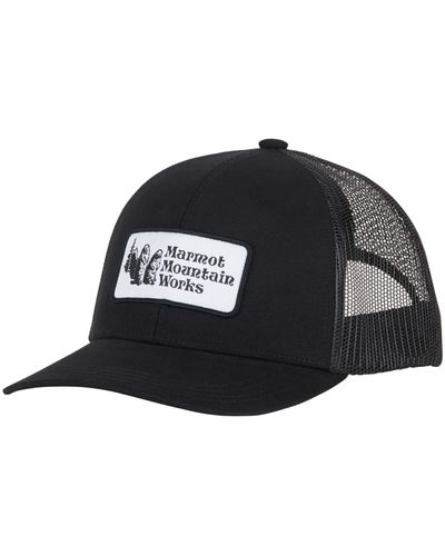 Marmot Retro Trucker Hat - Black