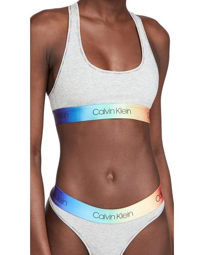 Calvin Klein Pride Modern Cotton Bralette - Multicolor