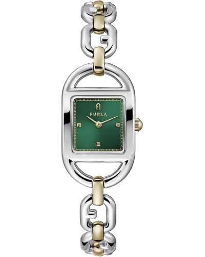 Furla Stainless Steel & Gold Tone Bracelet Watch - Metallic