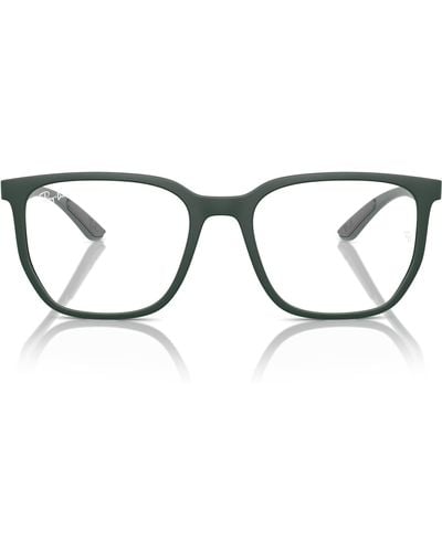 Ray-Ban Rx6520 Square Prescription Eyewear Frames - Black