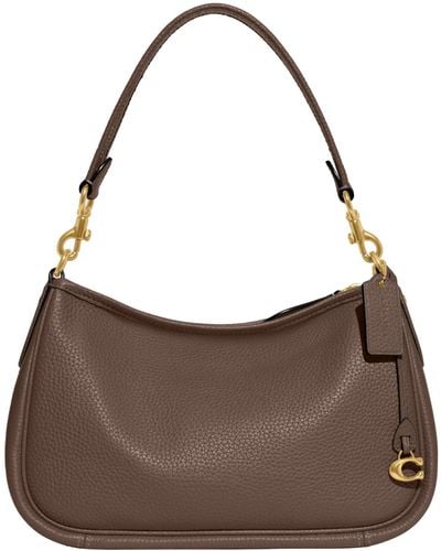 COACH Soft Pebble Leather Cary Crossbody - Brown