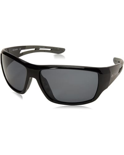 Columbia Utilizer UTILIZER-001 Polarized Wrap Sunglasses - Schwarz