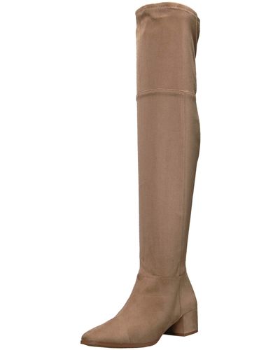 Chinese Laundry Felix Over The Over The Knee Boot, Mink Suede, 6.5 M Us - Brown