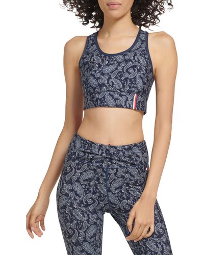 Tommy Hilfiger Women's 4-Way Stretch All Over Print Racerback