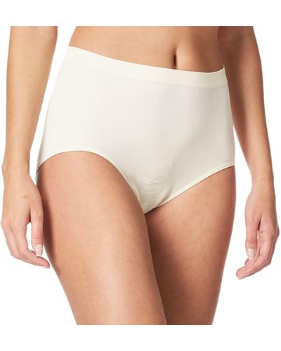 Bali Comfort Revolution Seamless Brief Panty,light Beige,6/7 - Natural