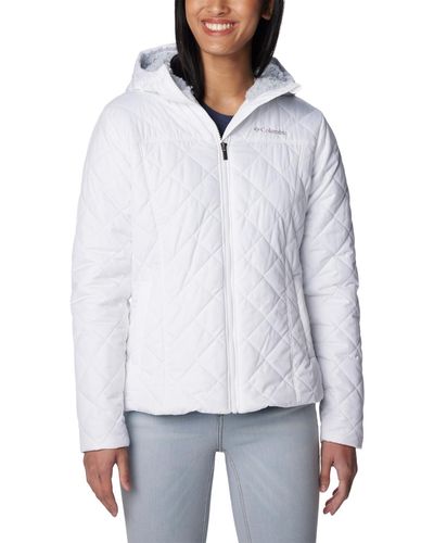 Columbia Copper Crest Hooded Jacket - White