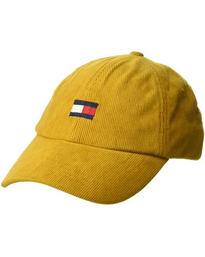 Tommy Hilfiger Cotton Ardin Adjustable Baseball Cap - Yellow