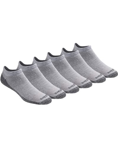 Dickies Big & Tall Dri-tech Moisture Control No Show Socks - Gray