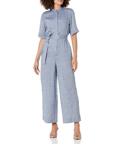 Theory Pocket Jumpsuit - Blue