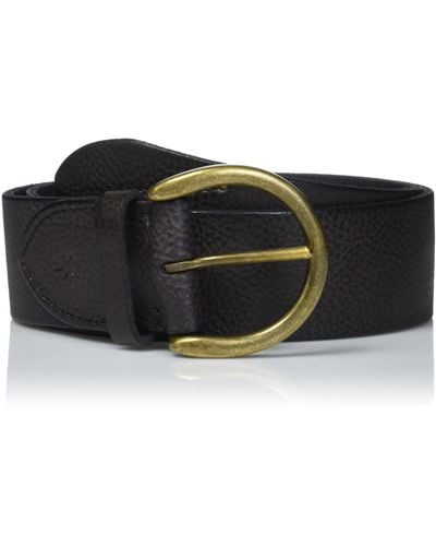 Frye 40mm Leather Belt - Black
