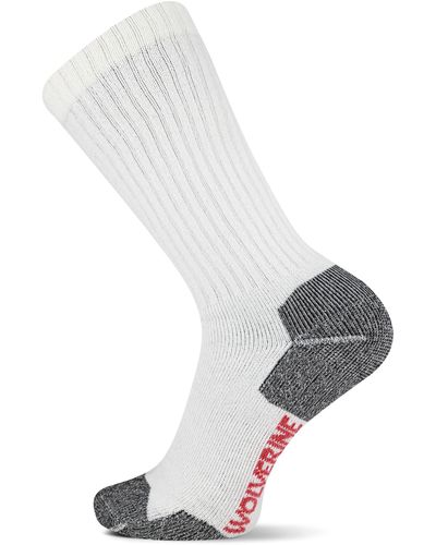 Wolverine Safety Toe Crew 2 Pair Pack - Gray