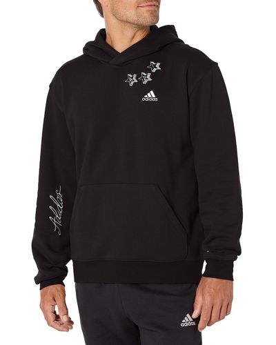 adidas Brand Love Fleece Hoodie - Black