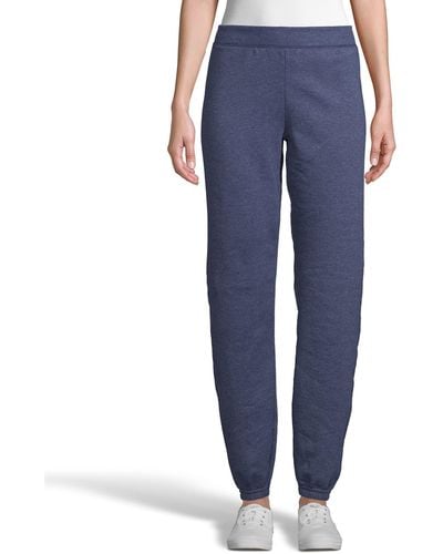 Hanes Ecosmart Cinched Cuff Sweatpants - Blue