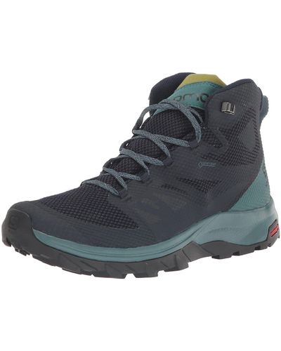Salomon Outline Mid Gore-tex Hiking Boots For - Blue