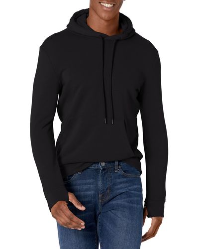 Jockey Mens Sustainable Eco Terry Hoodie Hooded Sweatshirt - Black