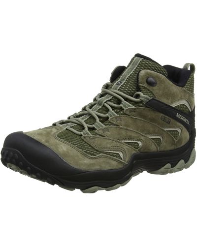 Merrell Cham 7 Limit Low Rise Hiking Boots - Green