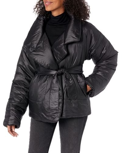 Norma Kamali Sleeping Bag Coat Short - Black