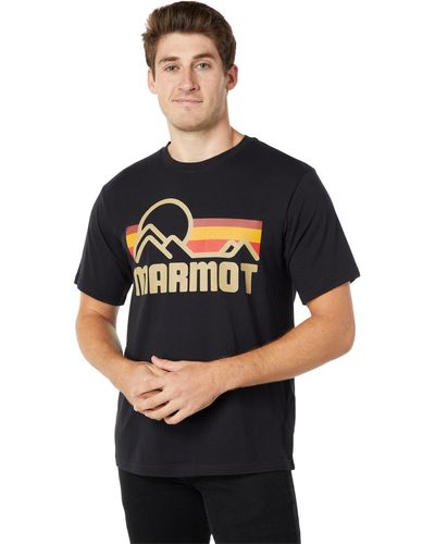 Marmot Coastal Short Sleeve T-shirt - Black
