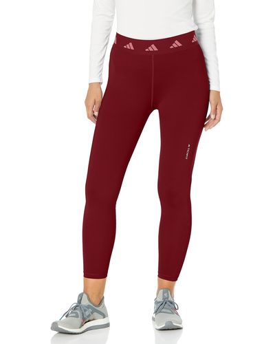 adidas Techfit 7/8 Tights - Red