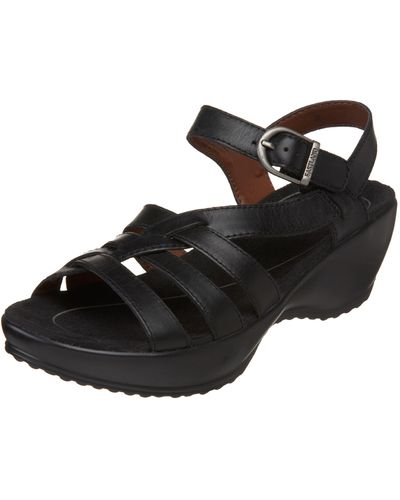 Eastland Sandal With Care Ankle-strap Sandal,black,9 M Us