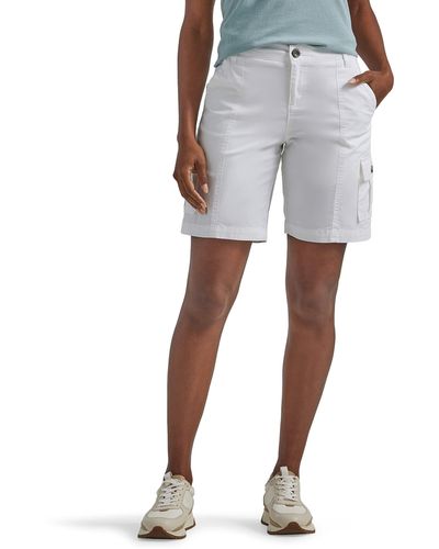 Lee Jeans Flex-to-go Mid-rise Relaxed Fit Cargo Bermuda Short - Blue