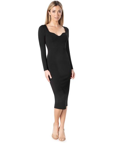 Dress the Population S Sonia Bodycon Knee-length Special Occasion - Black