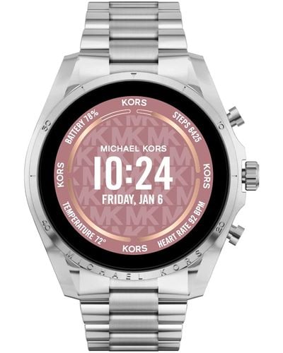 Michael Kors Or Gen 6 44mm Touchscreen Smart Watch With Alexa Built-in - Pink