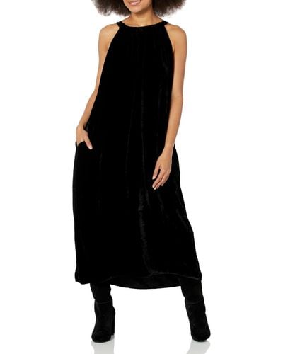 Velvet By Graham & Spencer Maren Silk Velvet Dress - Black