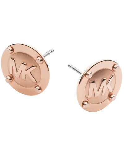 Michael Kors Astor' Button Studs Rose - Pink