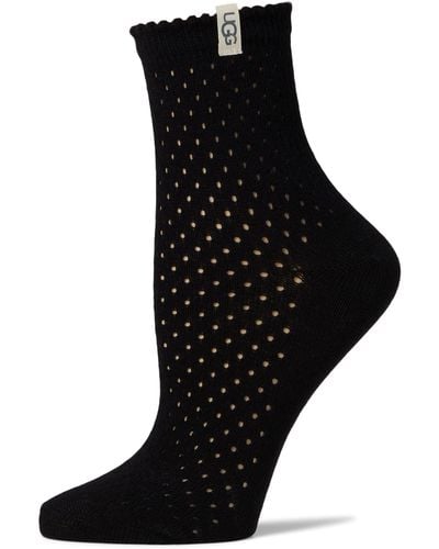 UGG Adabella Quarter Sock Socks - Black