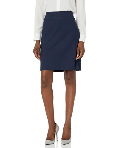 NIC+ZOE Nic+zoe Wonderstretch Skirt - Blue